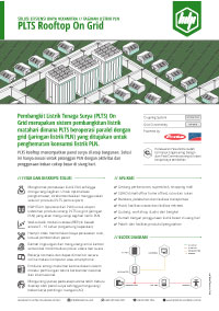 Brosur Solusi PLTS Rooftop On Grid