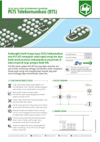 Brosur Solusi PLTS Telekomunikasi